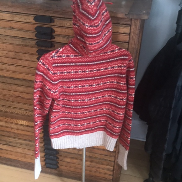 VINTAGE Lambswool Fair Isle Zip Up Sweater - Picture 4 of 7